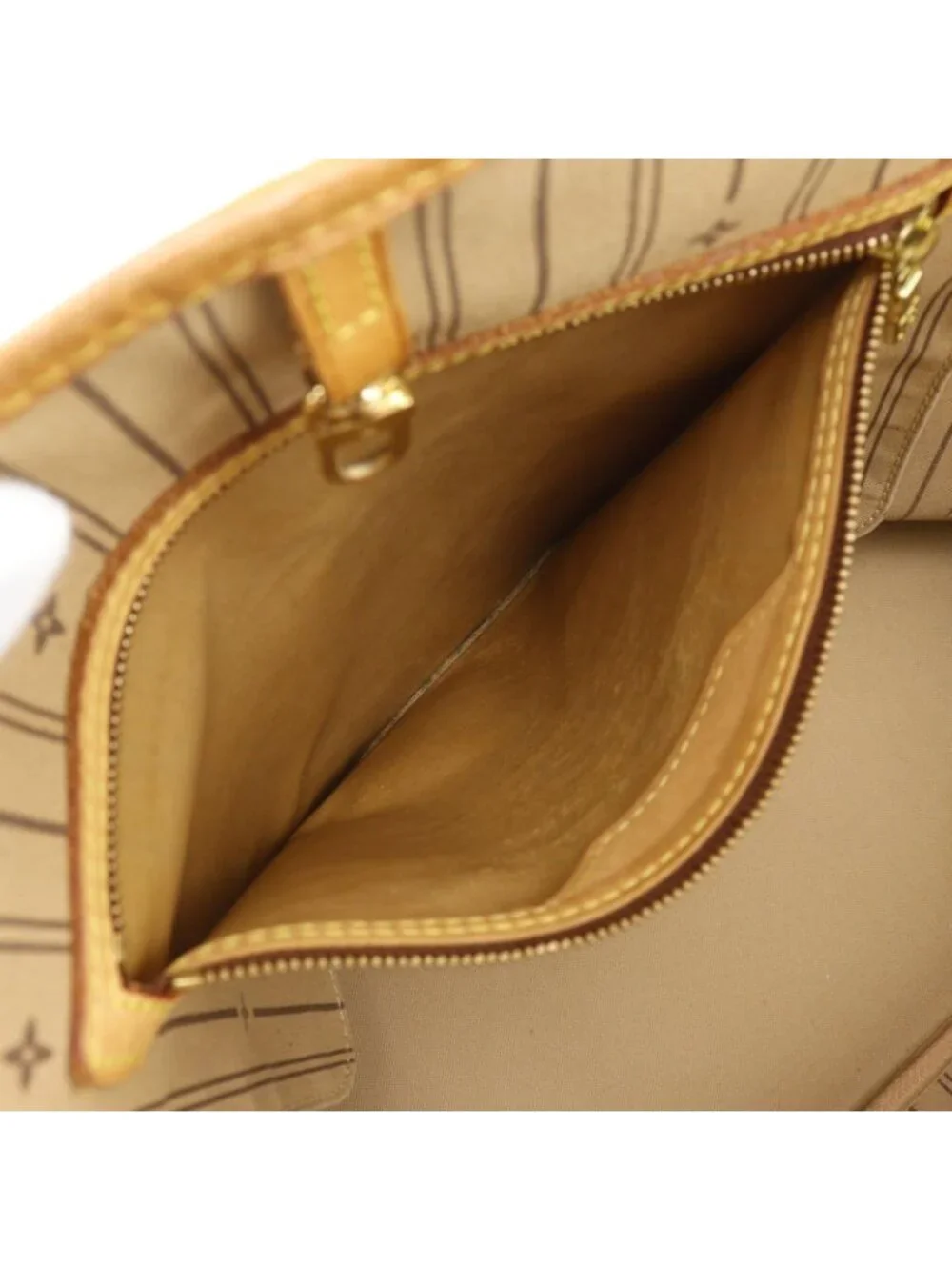 Louis Vuitton Neverfull MM Monogram Canvas Brown Tote Bag